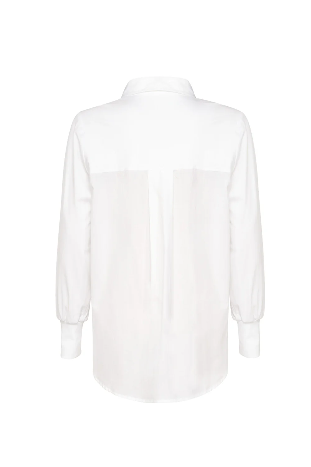 Madly Sweetly Mixed Media Shirt - White - Image 4