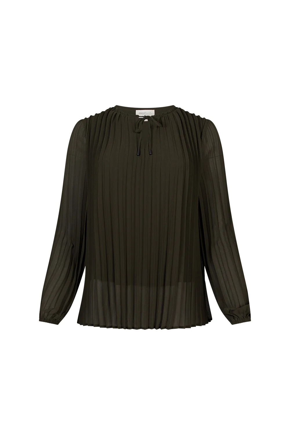 Madly Sweetly Morse Blouse - Khaki - Image 3