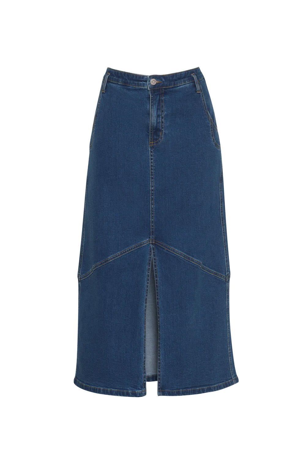 Madly Sweetly Moto Denim Skirt - Image 3