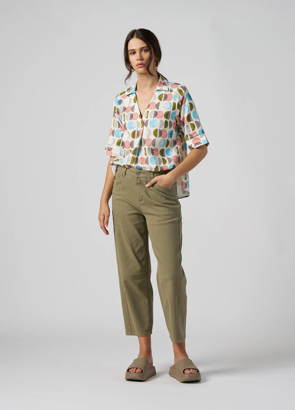 Madly Sweetly Moto Jean Olive - Image 2
