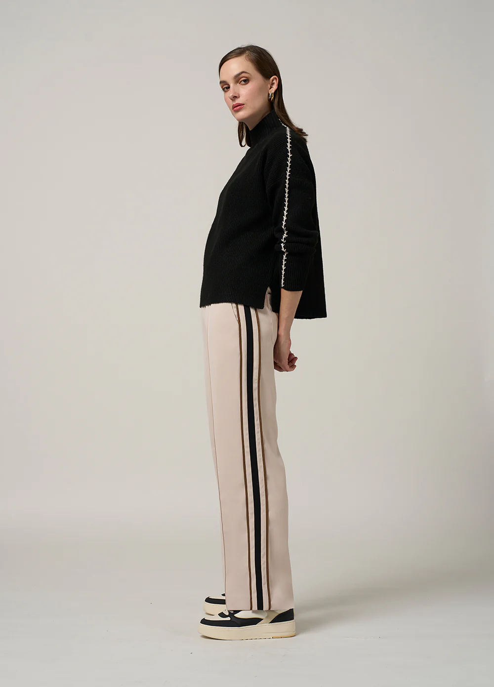 Madly Sweetly Navigator Sweater - Black - Image 3
