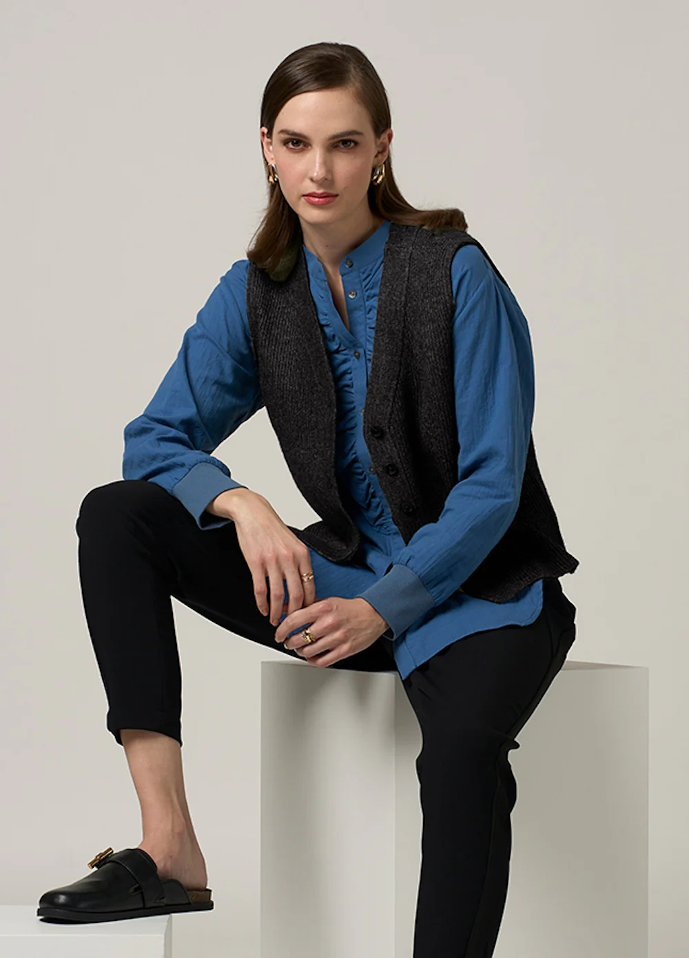 Madly Sweetly Navigator Vest - Black