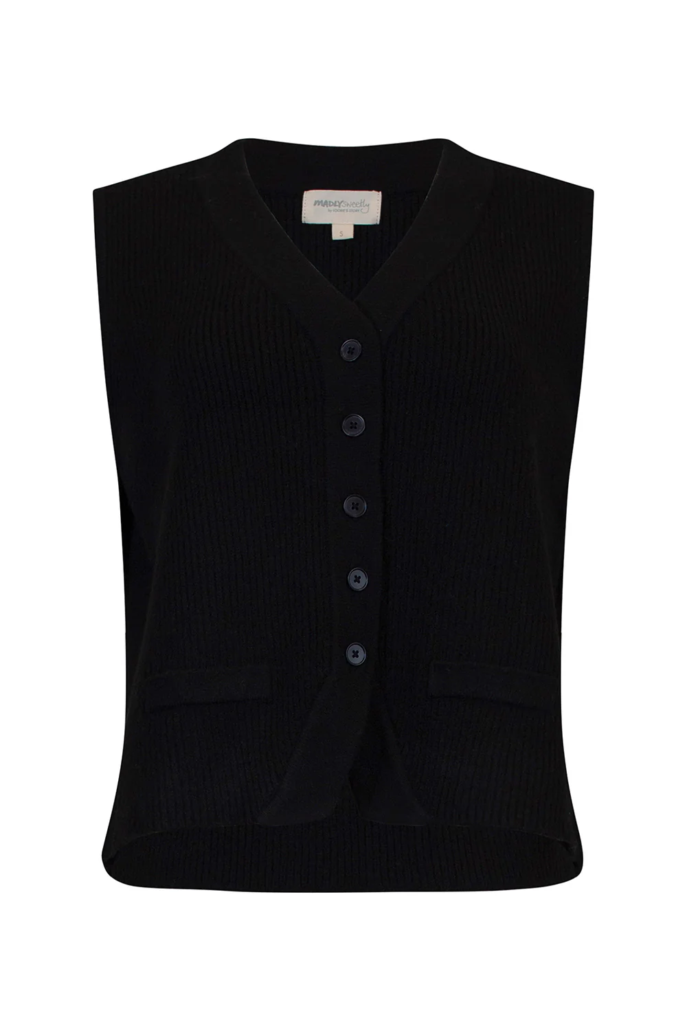 Madly Sweetly Navigator Vest - Black - Image 2