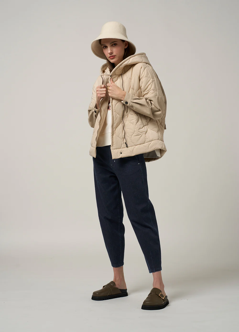 Madly Sweetly Not Quilty Jacket - Stone - Image 6