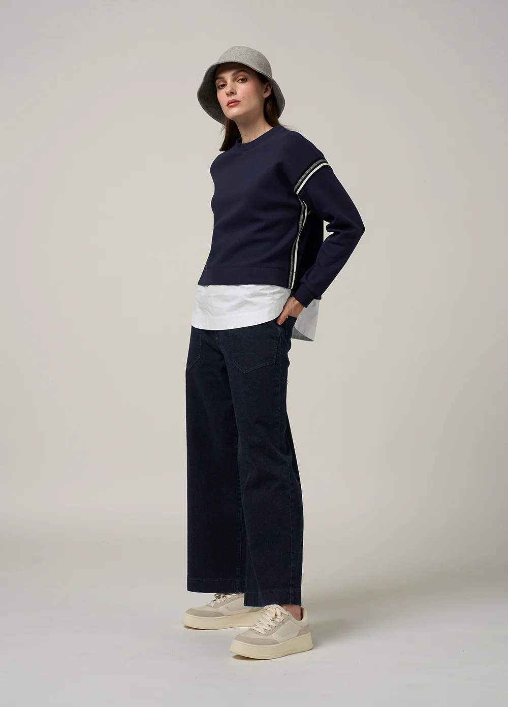 Madly Sweetly Osbourne Sweatshirt - Navy - Image 3