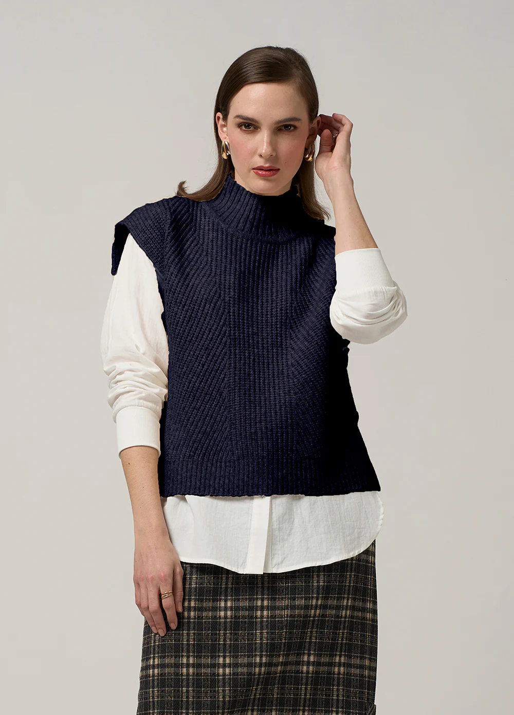 Madly Sweetly Outta Way Tank - Navy