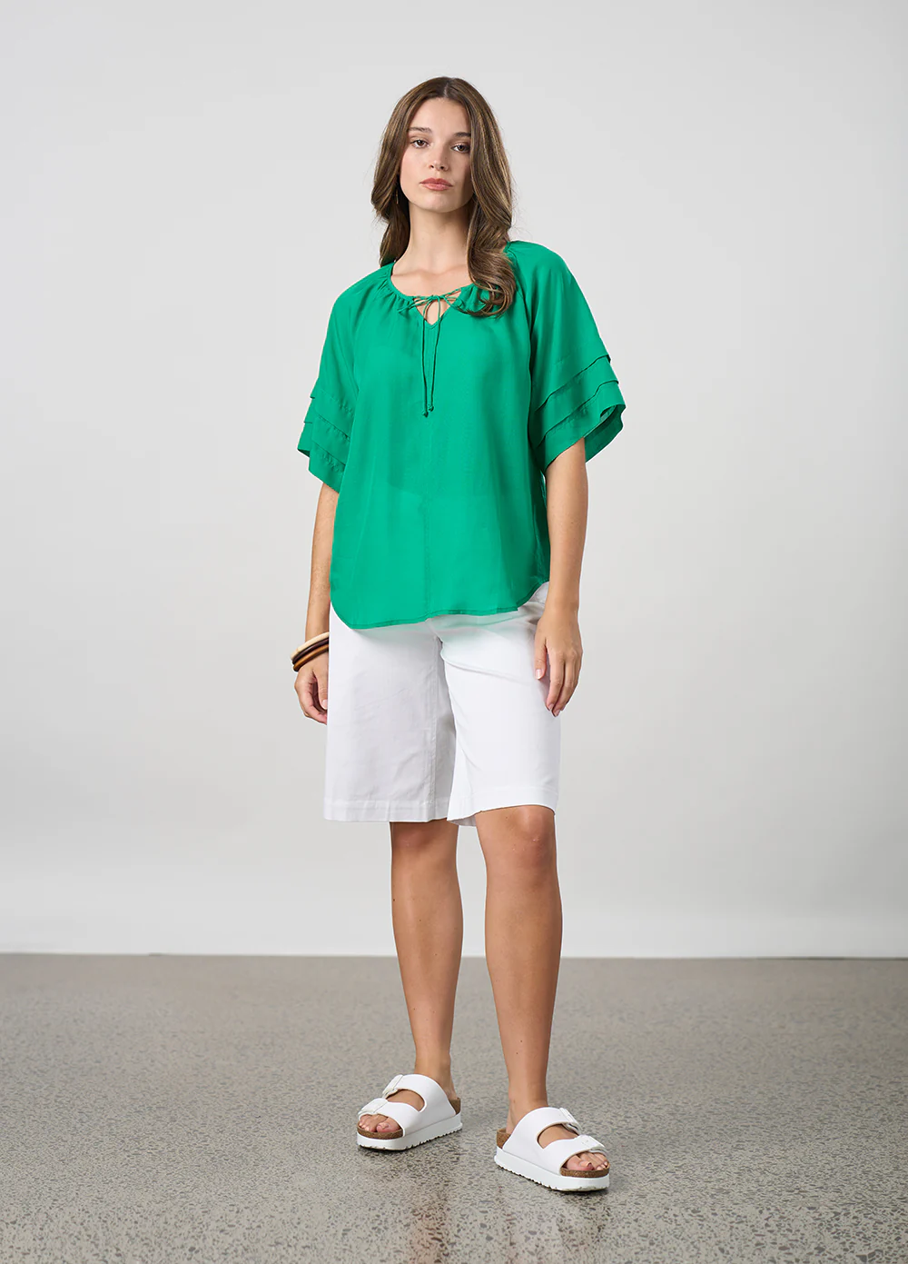 Madly Sweetly Parallel Top - Emerald - Image 3