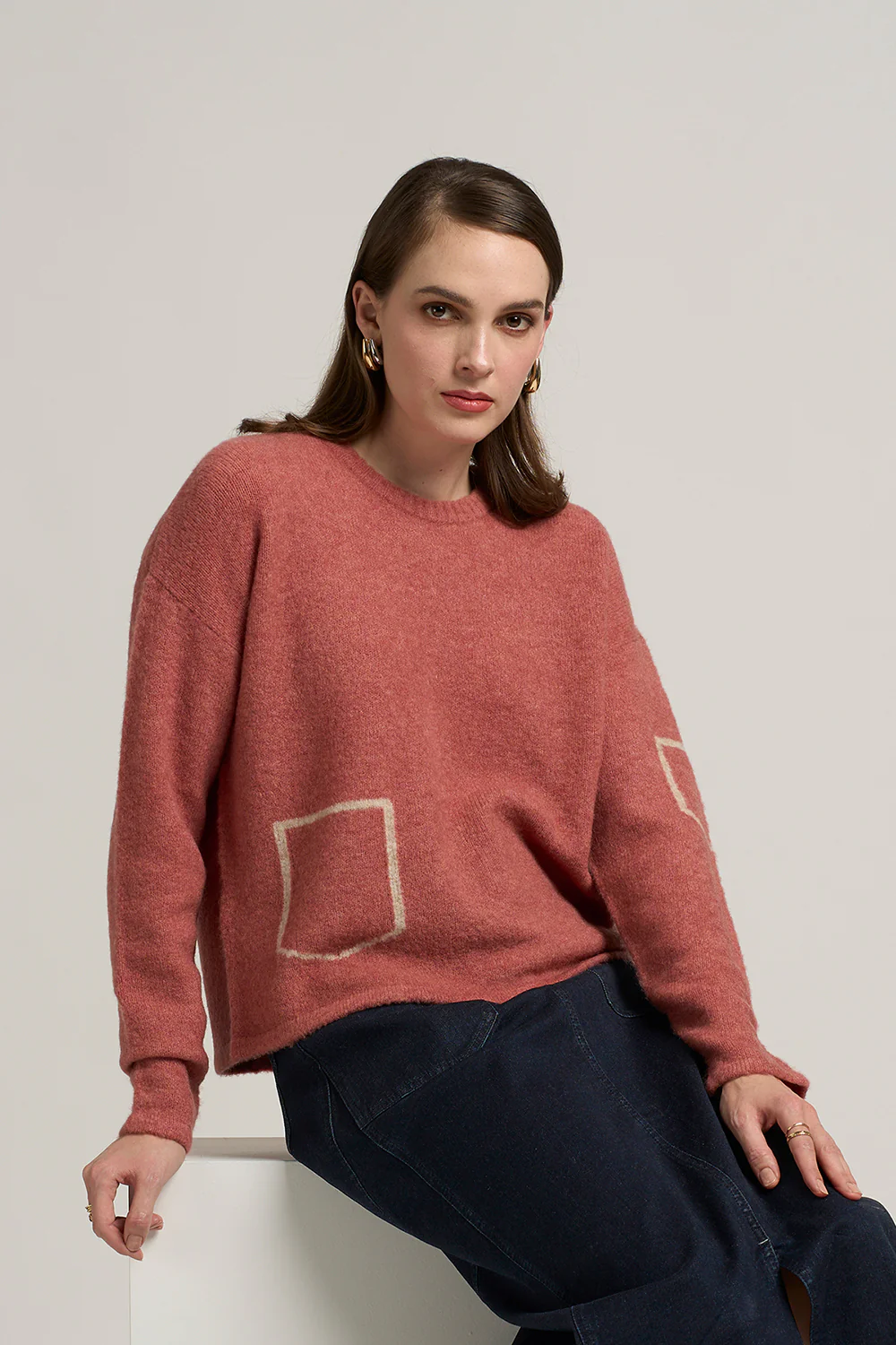 Madly Sweetly Pocket Money Sweater - Nectarine