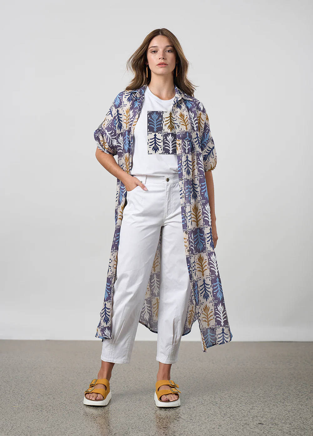 Madly Sweetly Quartet Shirt Dress - Image 3