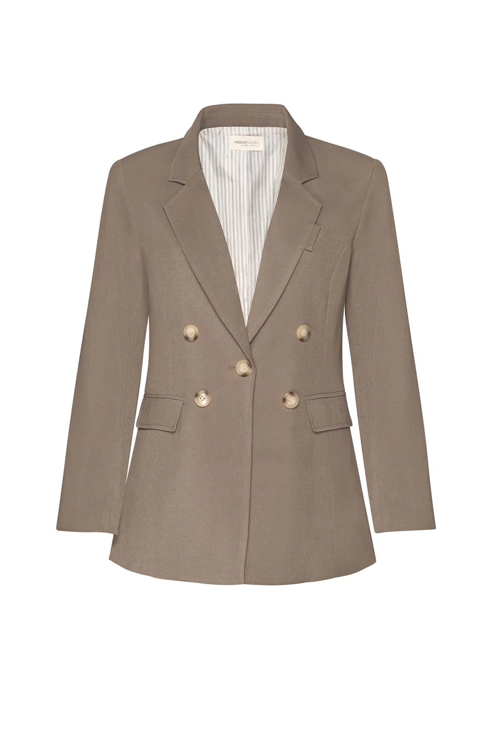 Madly Sweetly Smooth Blazer - Taupe - Image 3
