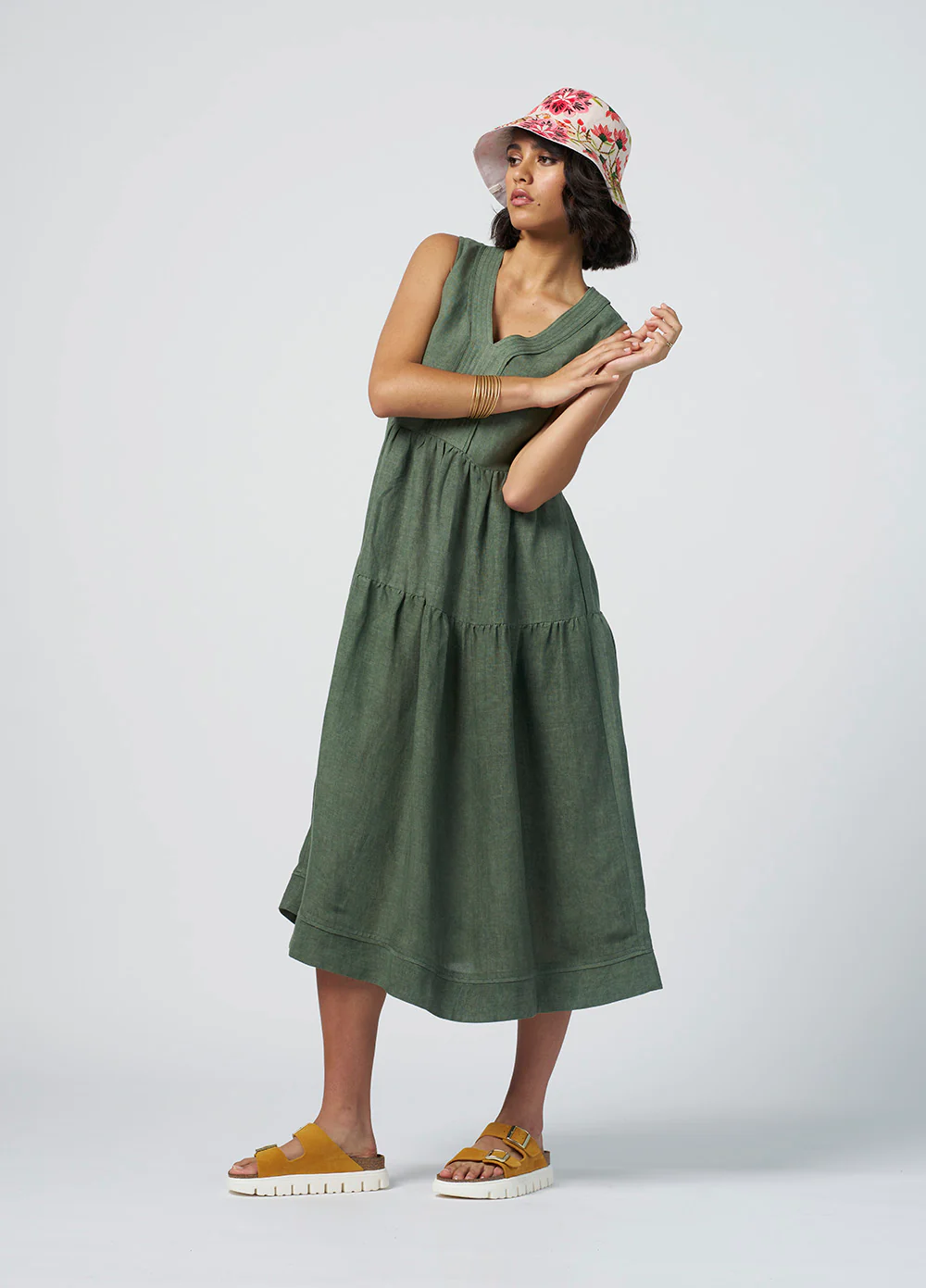 Madly Sweetly Sunshine Midi Dress - Image 4