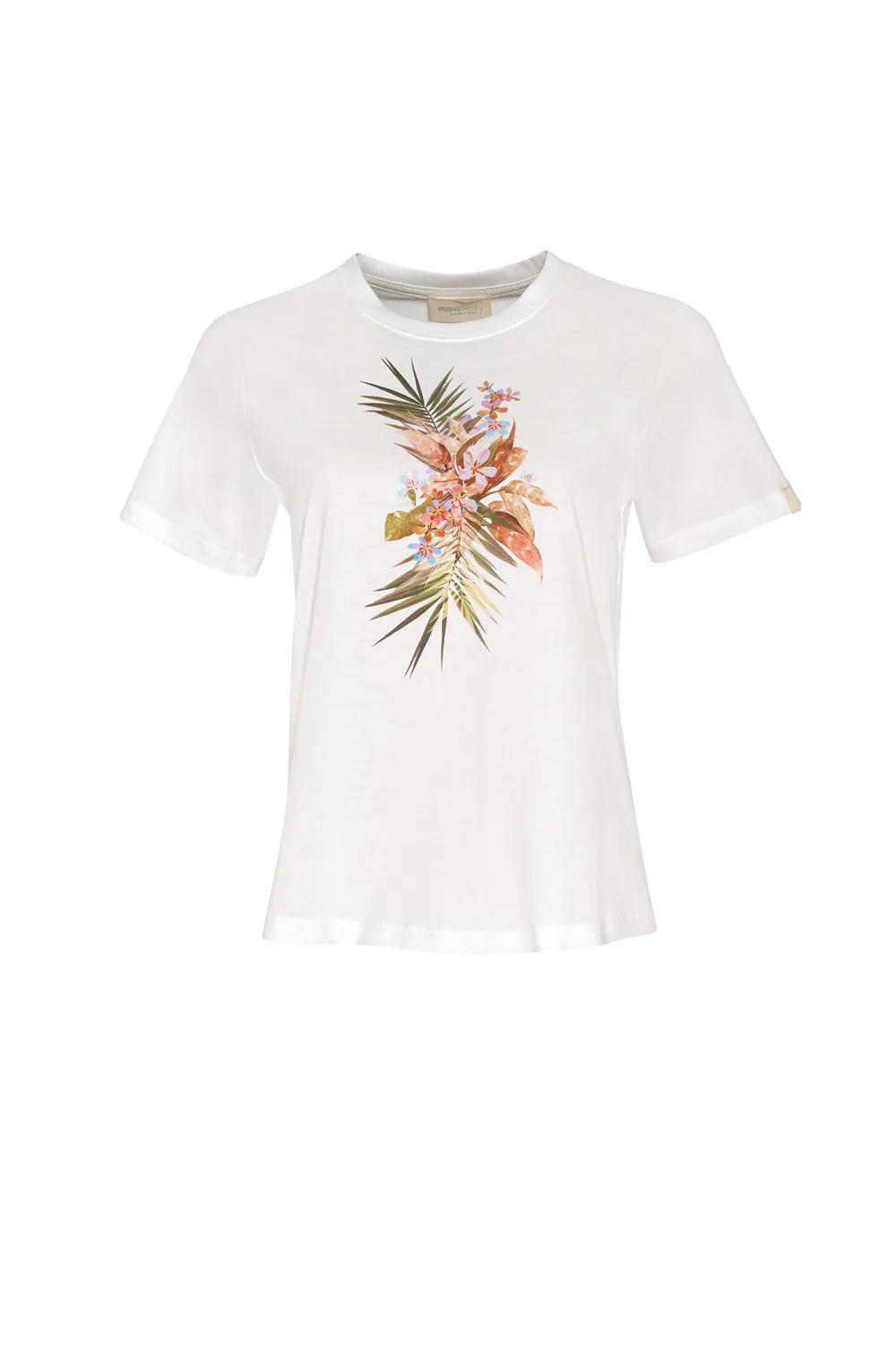 Madly Sweetly Sweet Tee White Palm - Image 5