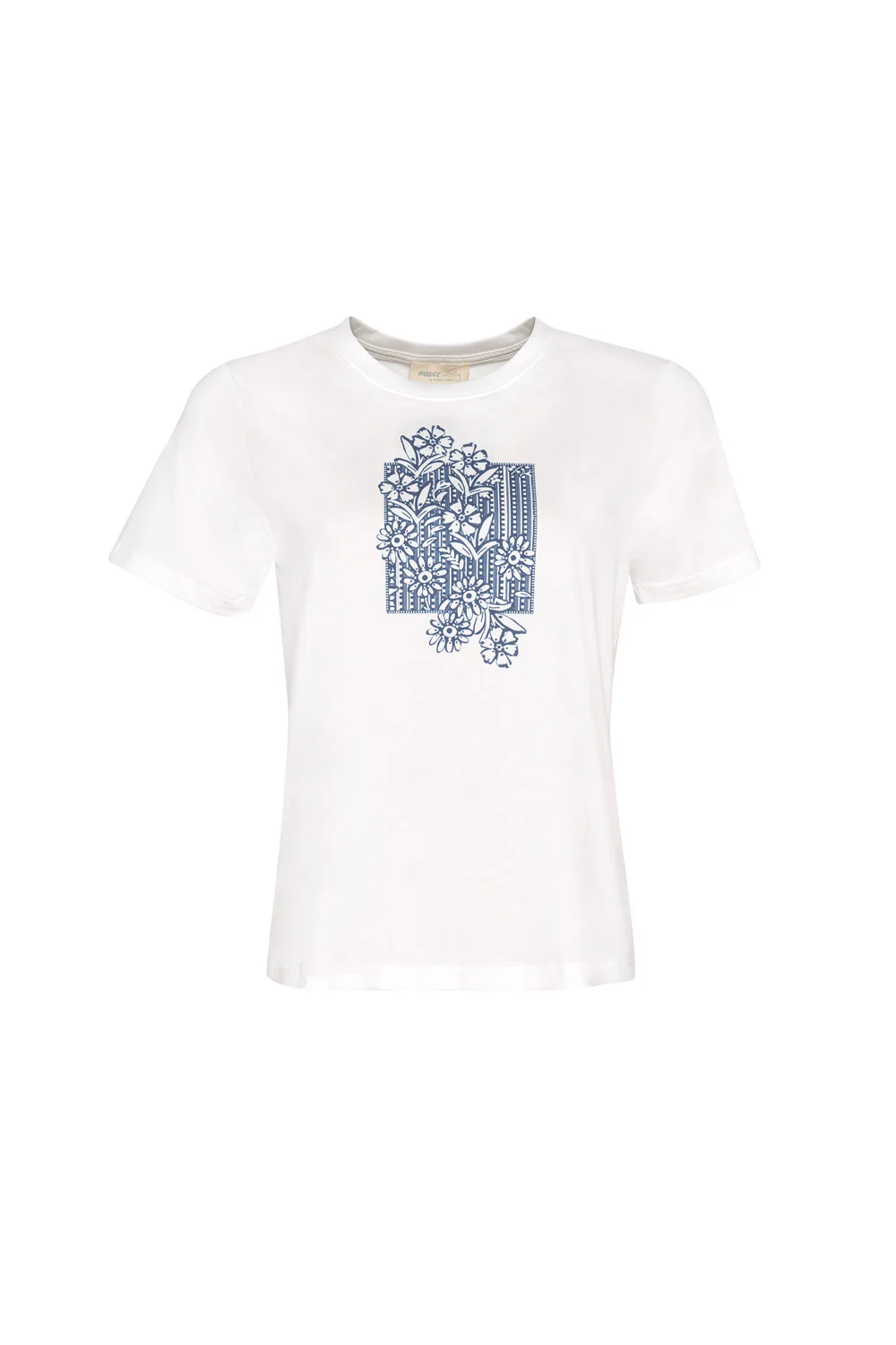 Madly Sweetly Sweet Tee White Patchwork - Image 2