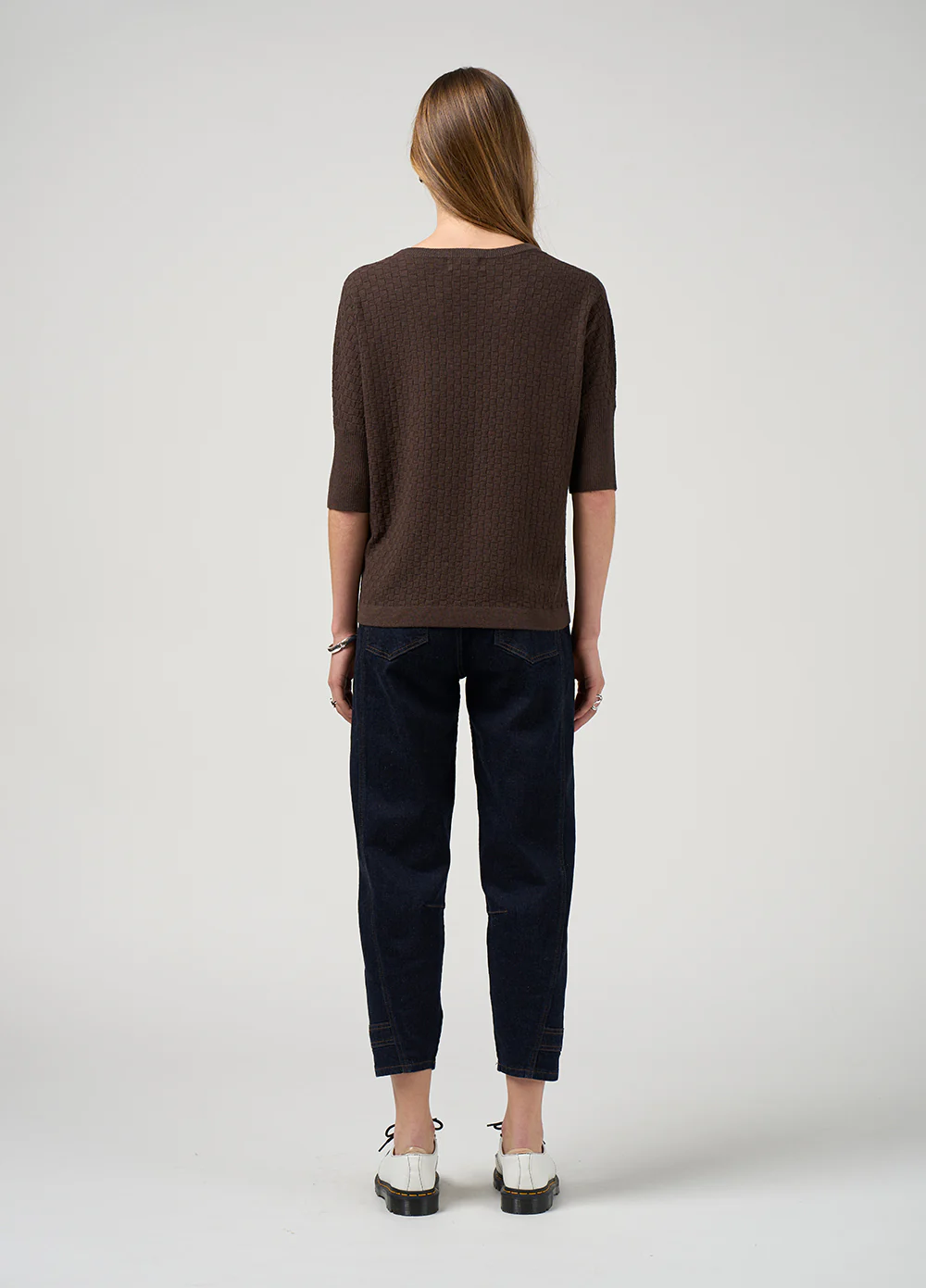Madly Sweetly Switchboard Tee Coffee - Image 3