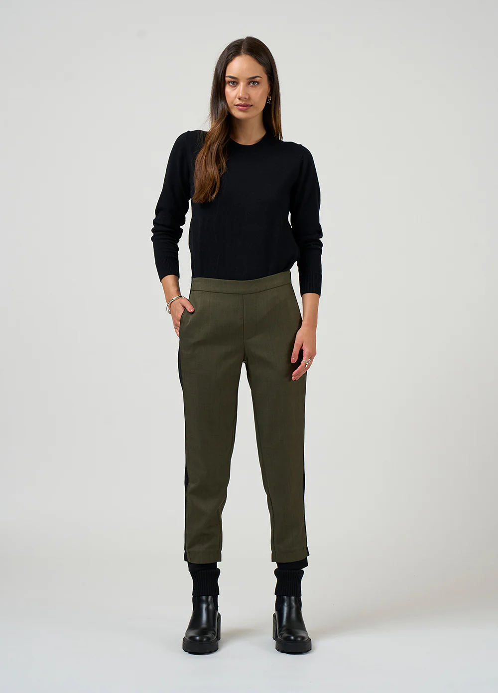 Madly Sweetly Tactical Jogger Khaki - Image 3