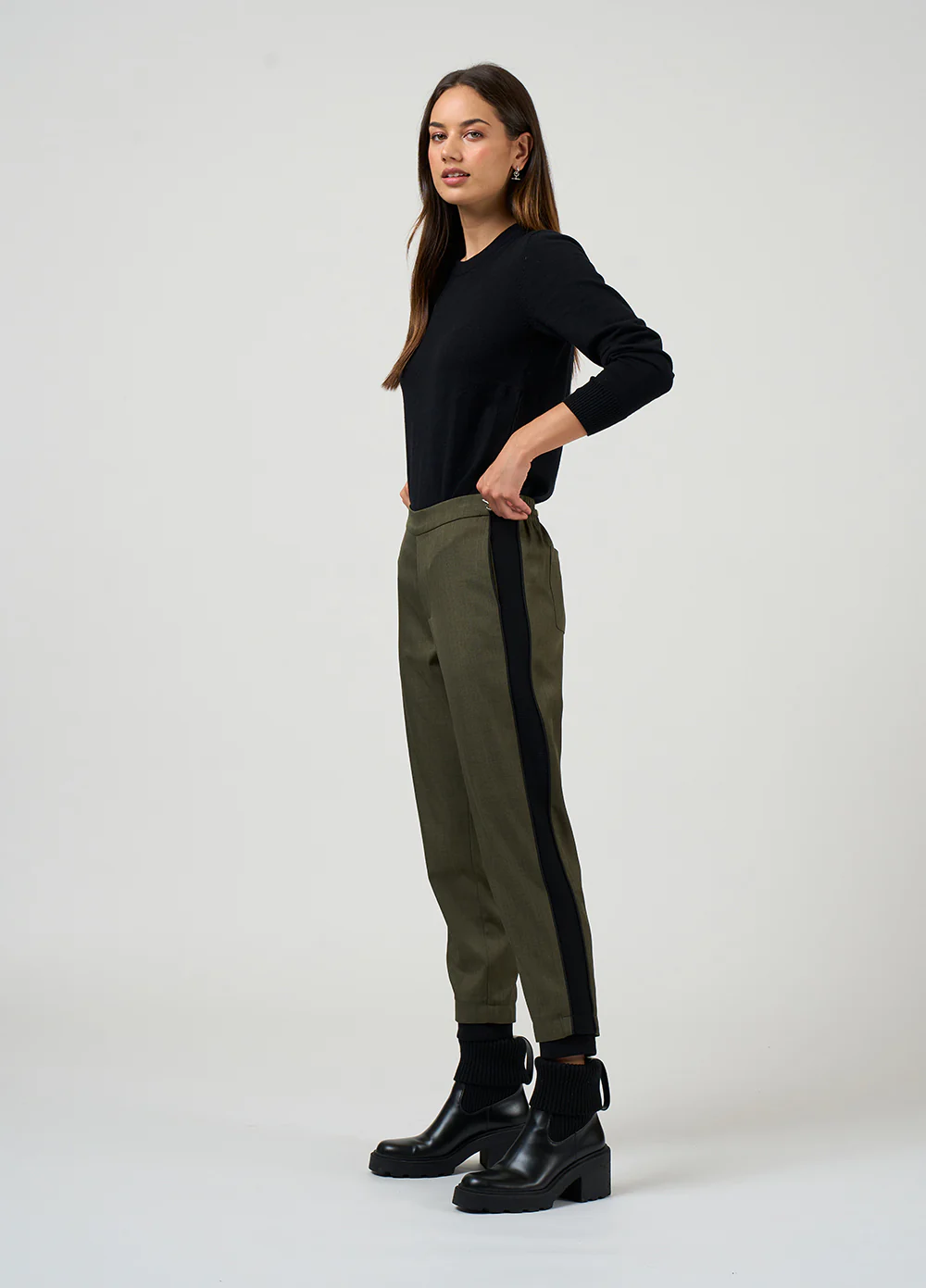 Madly Sweetly Tactical Jogger Khaki - Image 5