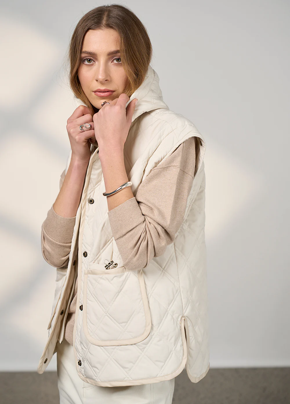 Madly Sweetly Tetris Jacket Vanilla - Image 5