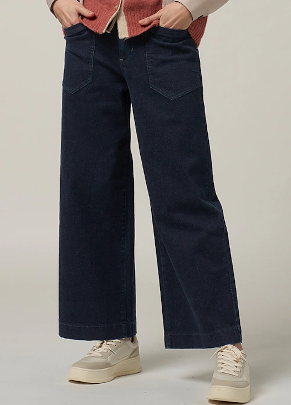 Madly Sweetly Twilight Drawstring Jean - Indigo - Image 5