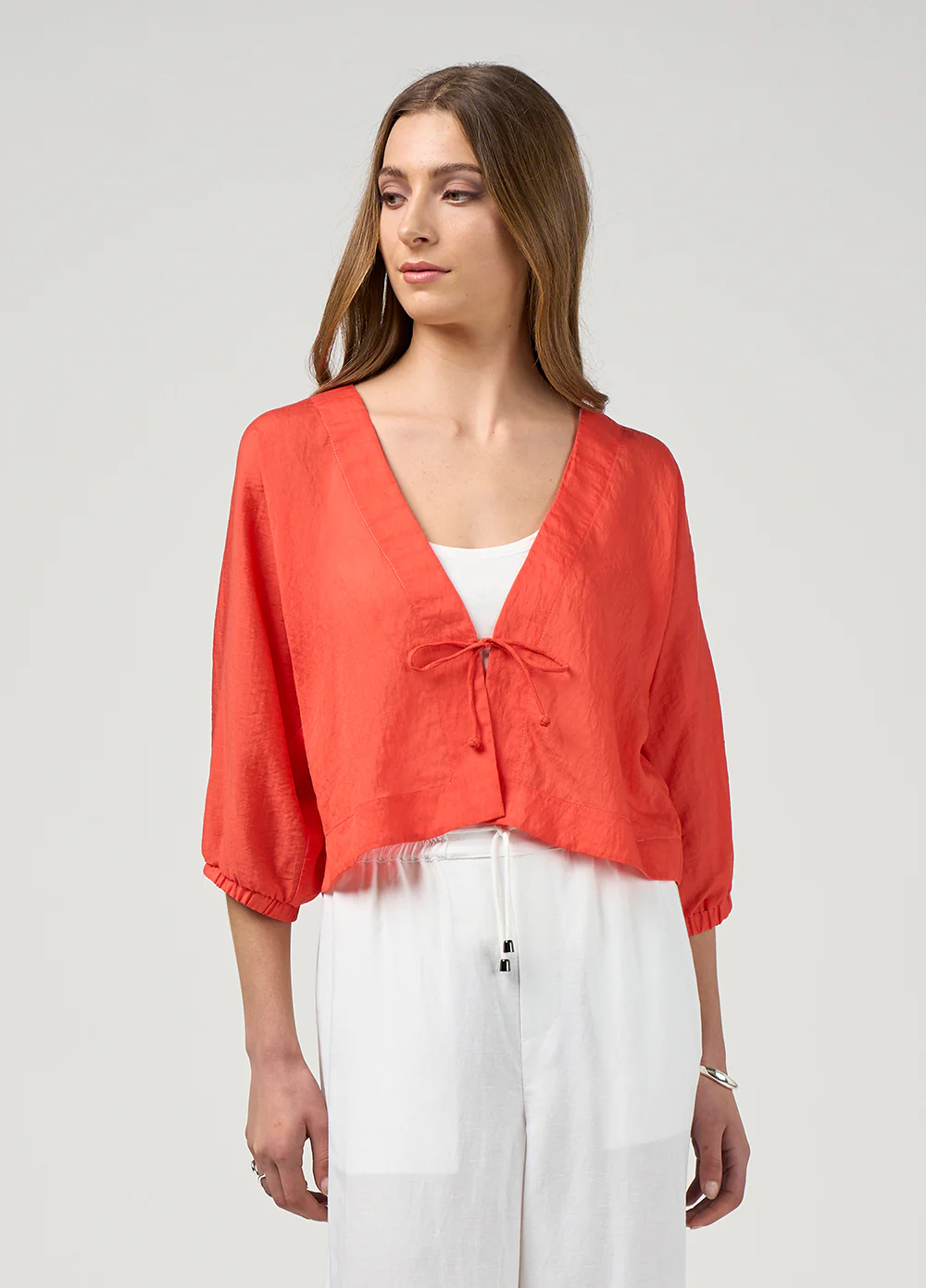 Madly Sweetly Veil Jacket - Blood Orange