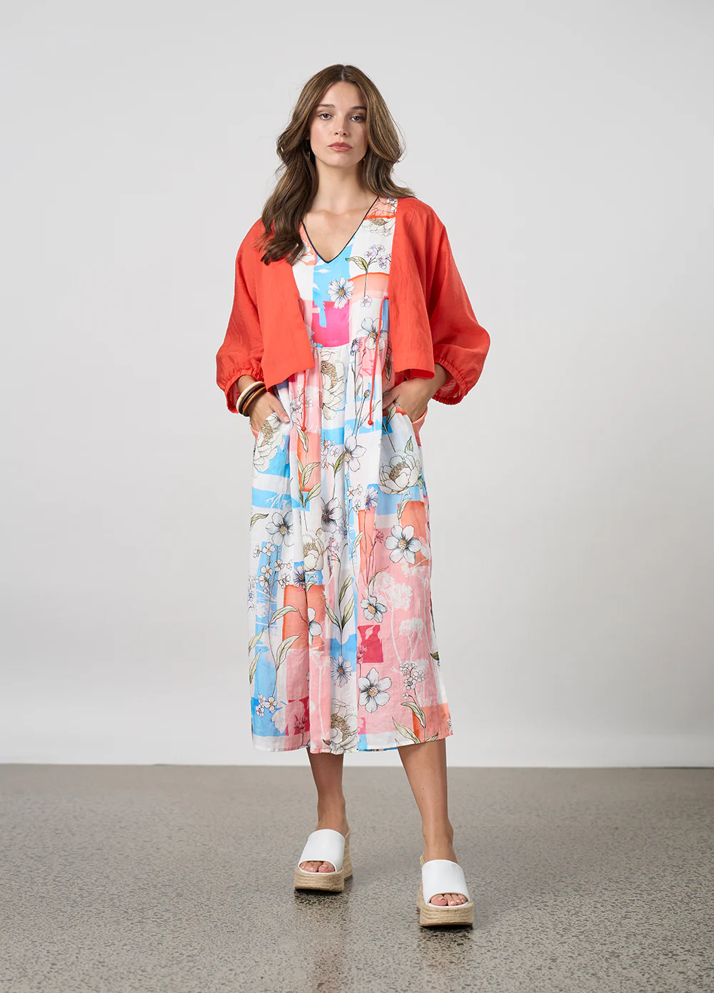 Madly Sweetly Veil Jacket - Blood Orange - Image 3