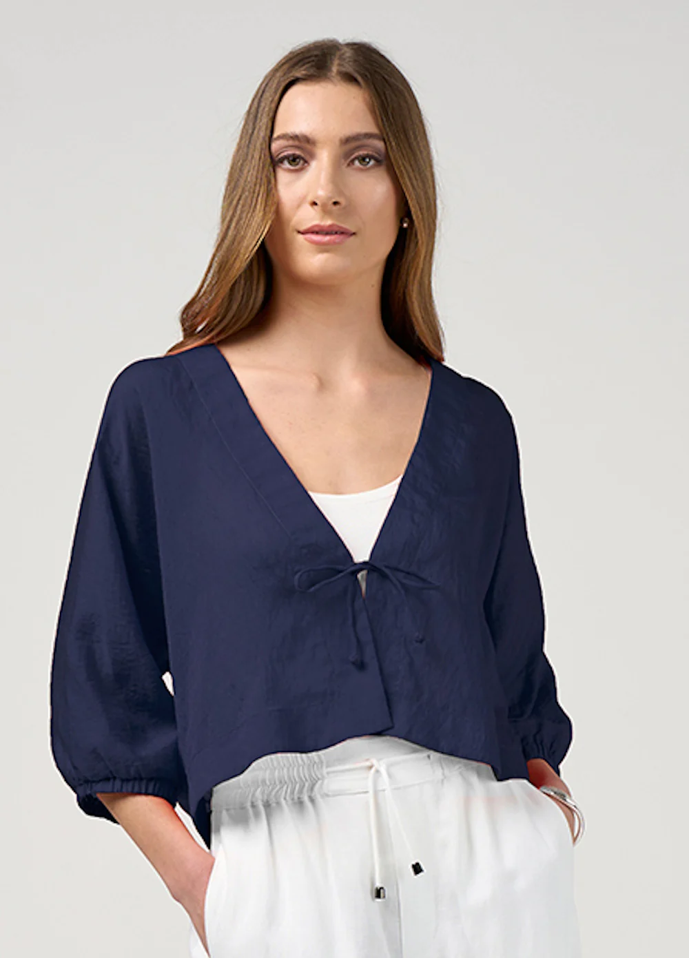 Madly Sweetly Veil Jacket - Navy