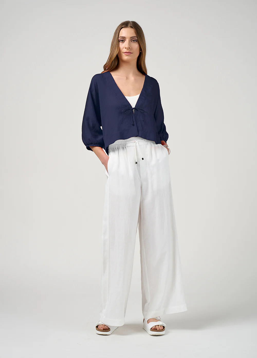 Madly Sweetly Veil Jacket - Navy - Image 2