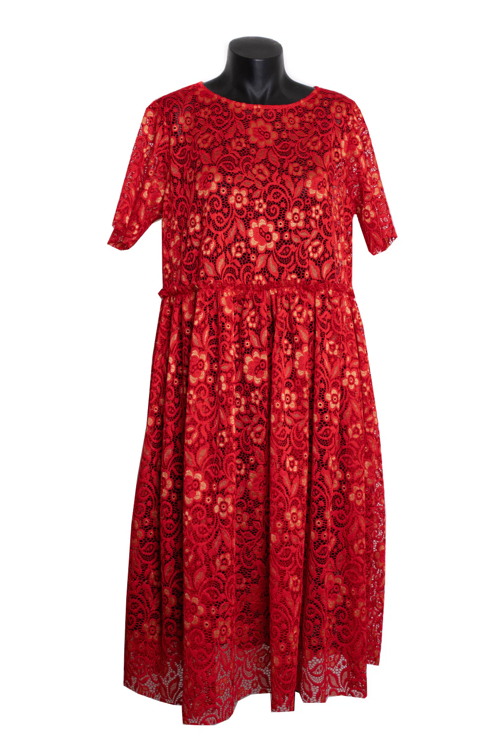 Mela Dress - Glory Lace Red - Image 4