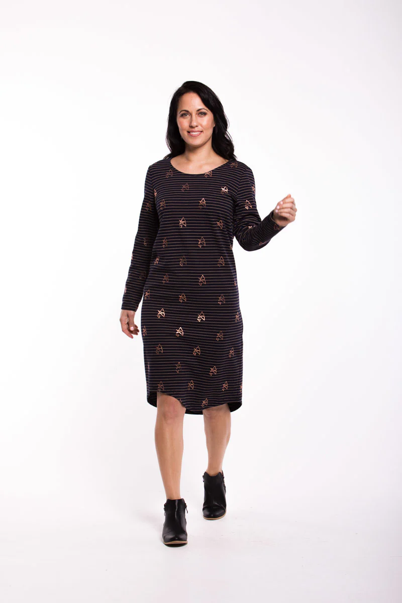 Zafina Melody Dress - Ink - Image 2
