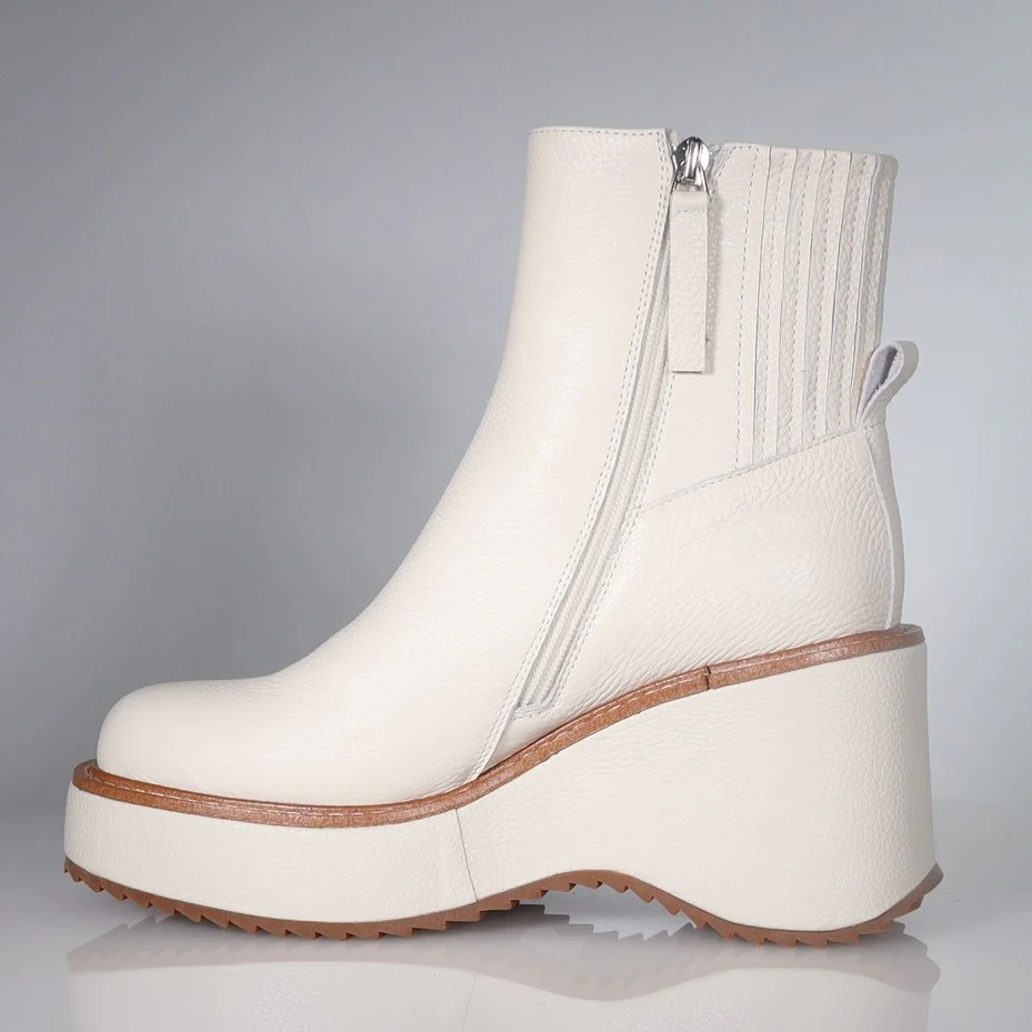 Minx Tokyo Boot - Ivory - Image 3