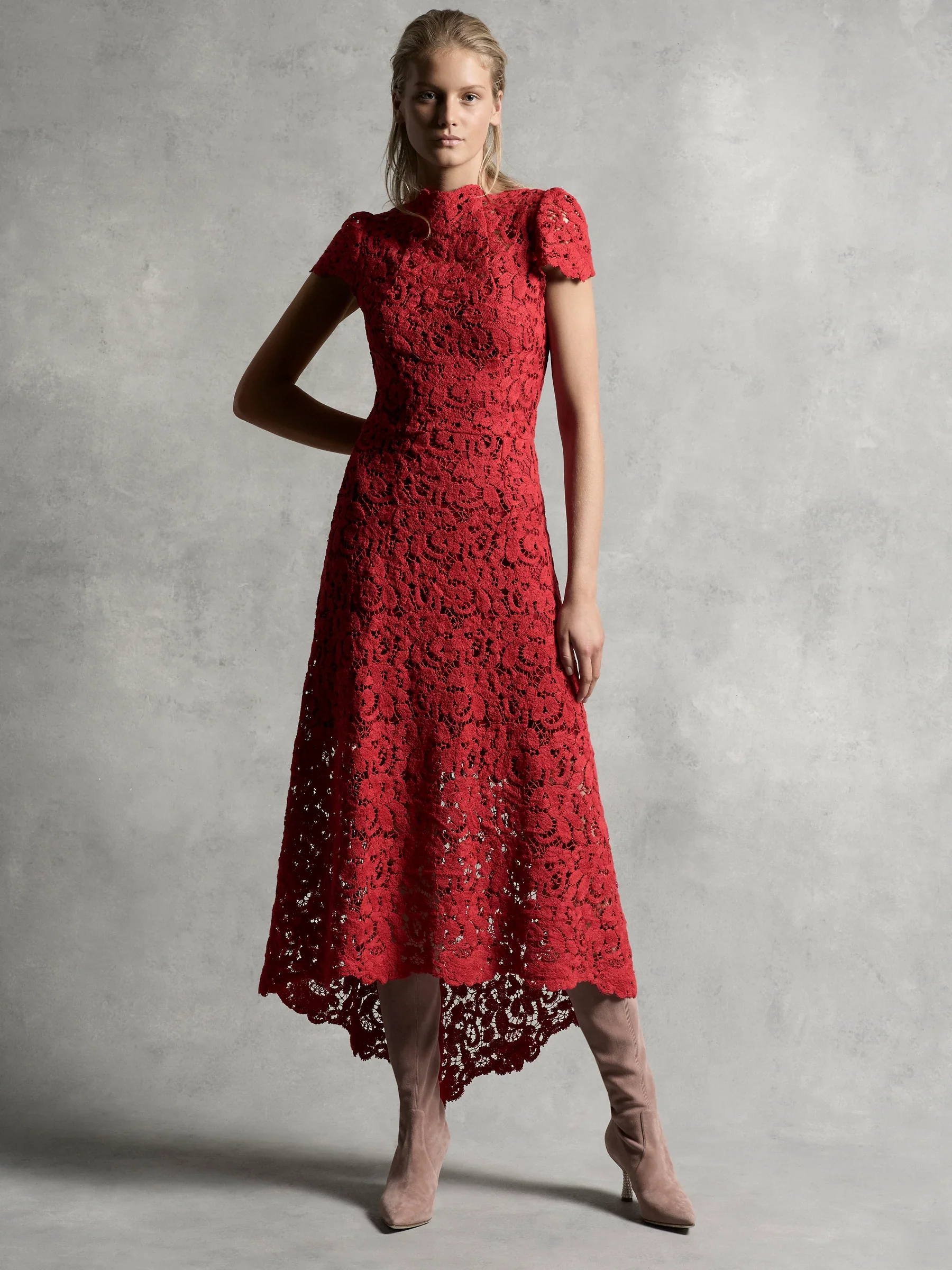 Moss And Spy Cherie Cap Sleeve Dress - Image 3