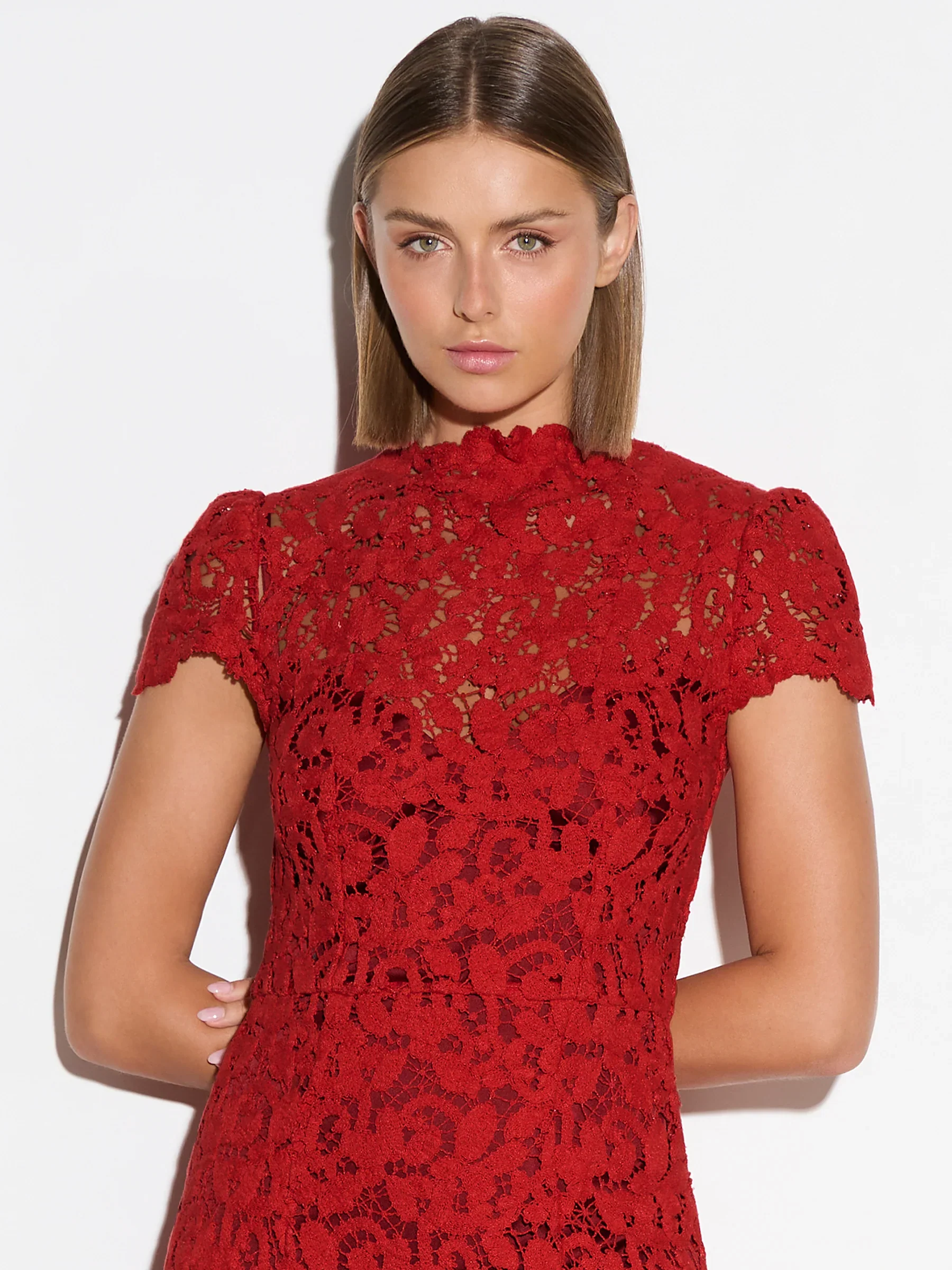 Moss And Spy Cherie Cap Sleeve Dress - Image 5
