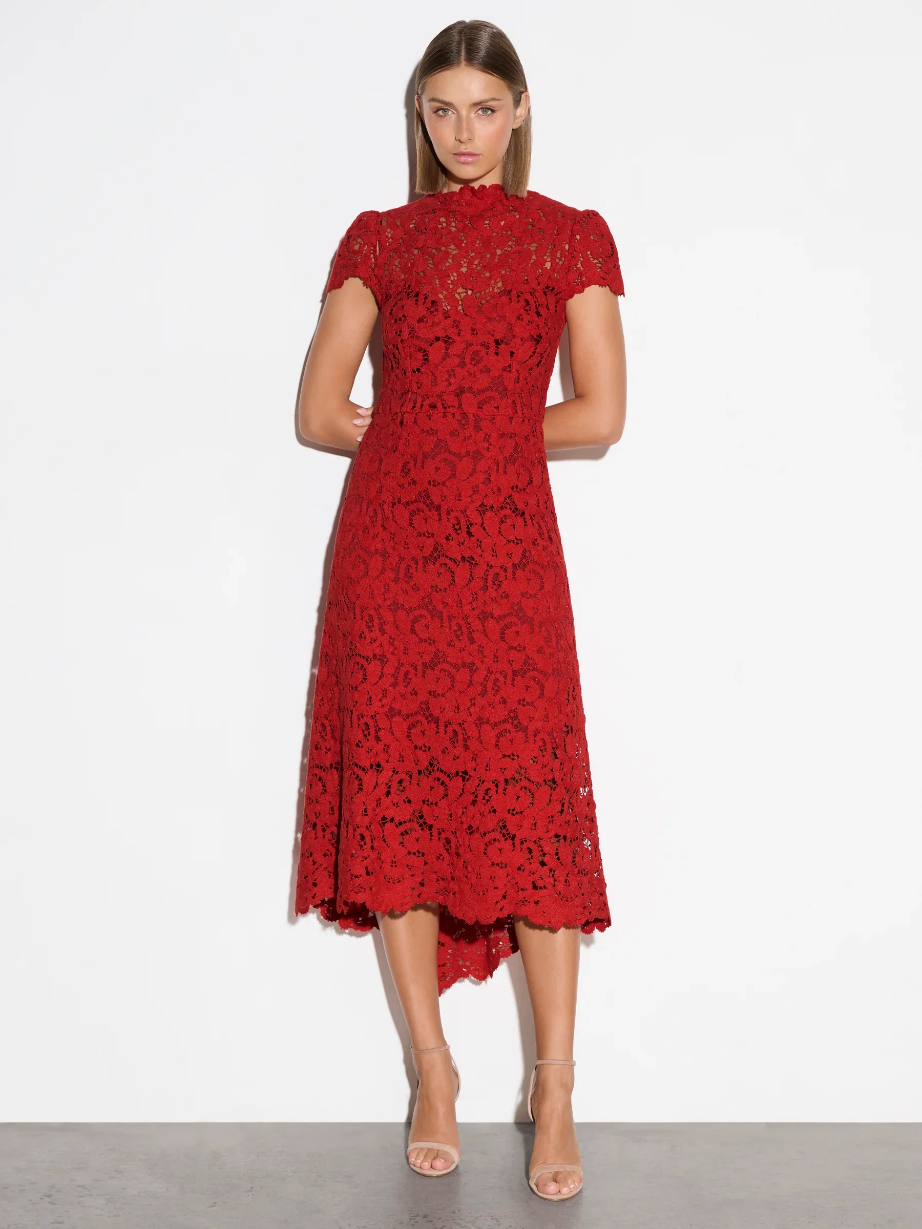Moss And Spy Cherie Cap Sleeve Dress - Image 7