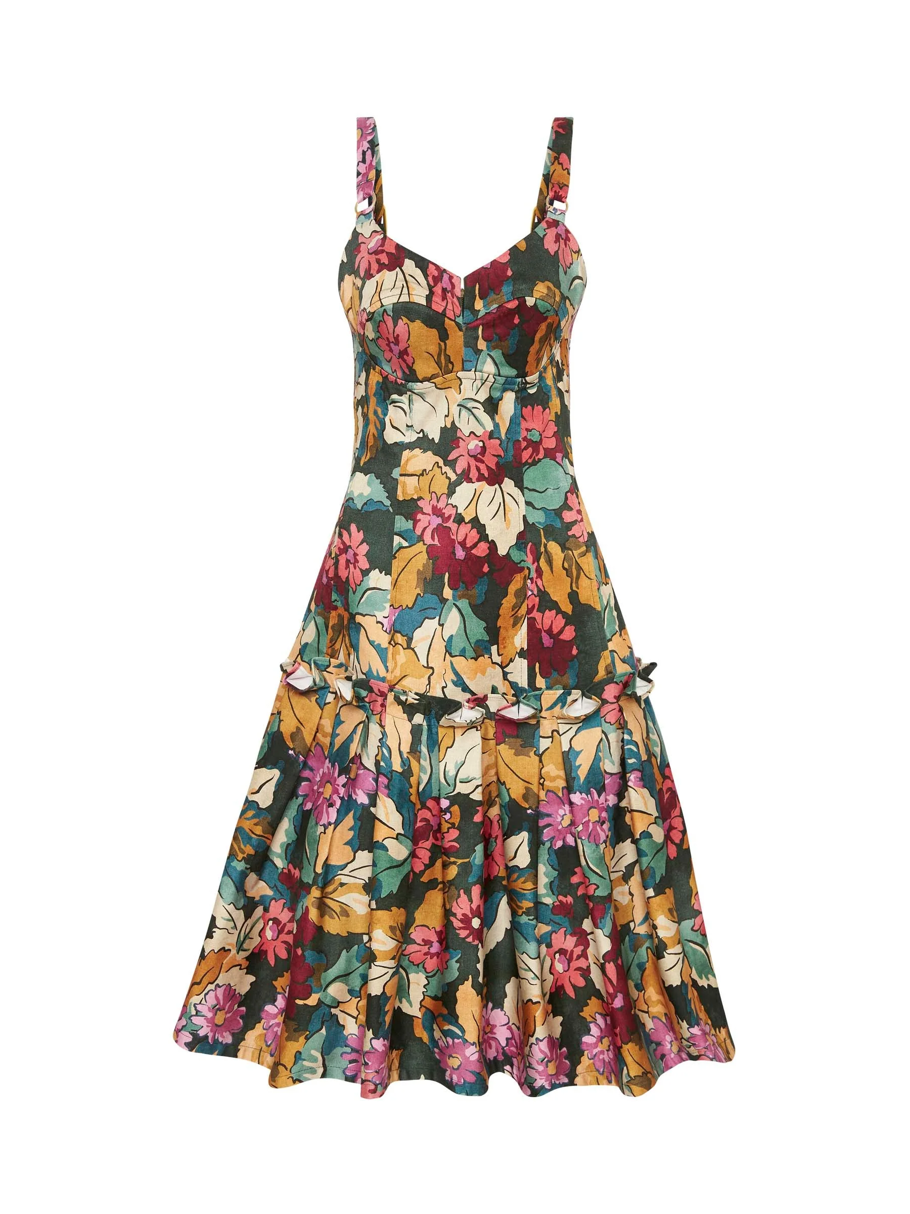 Moss And Spy Flora Frill Dress - Image 3