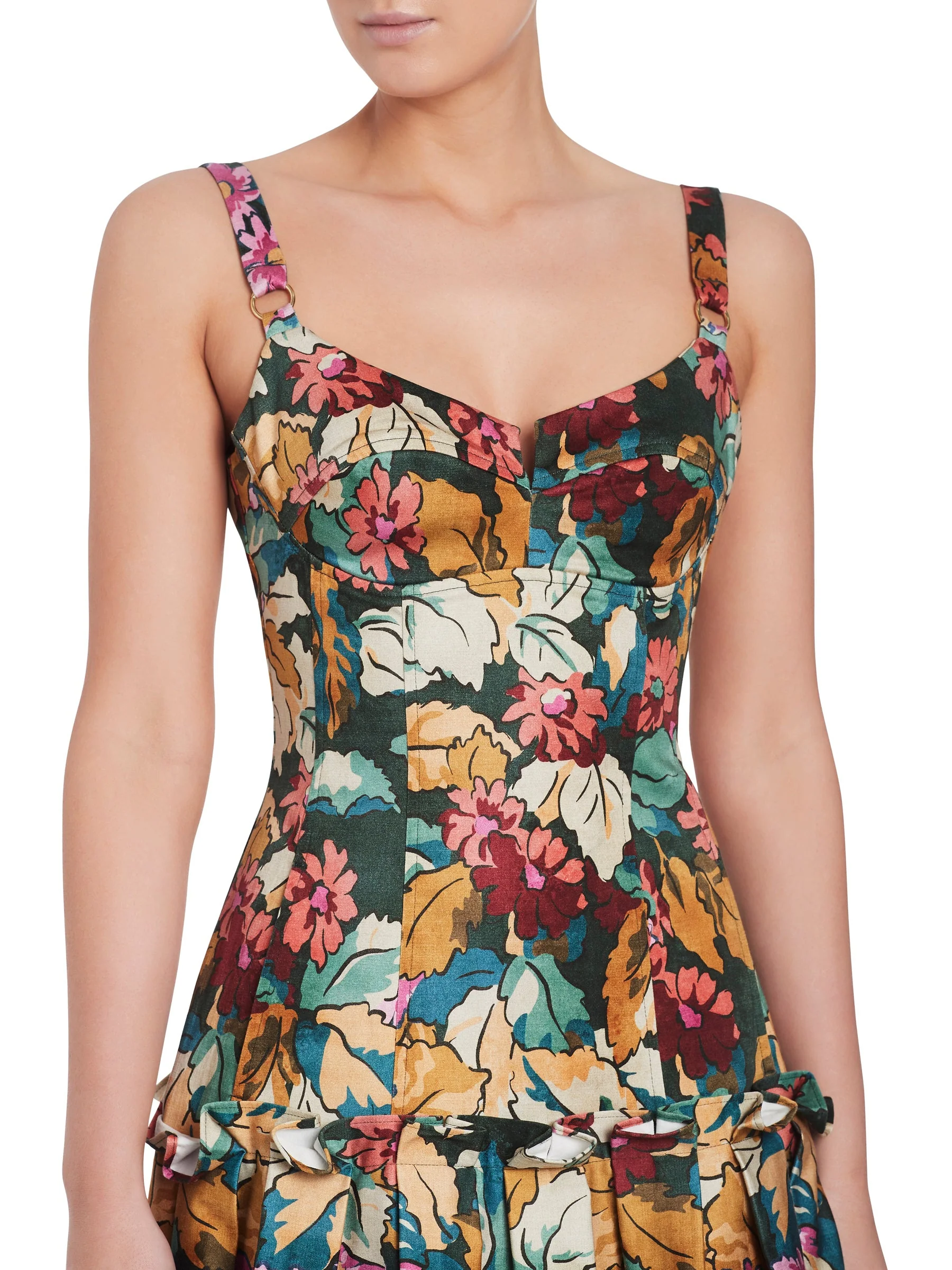 Moss And Spy Flora Frill Dress - Image 5