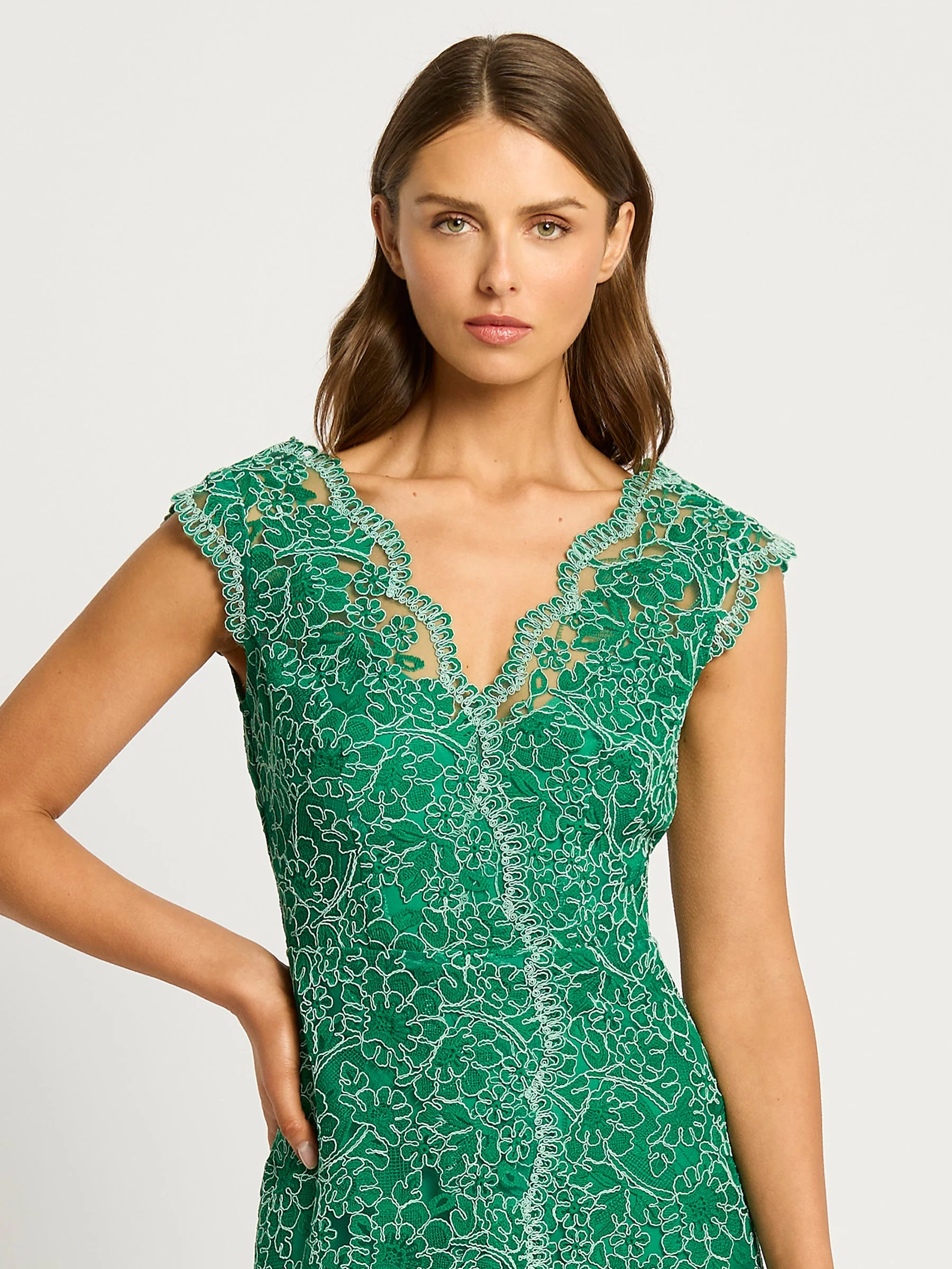 Moss & Spy Lily A Line Dress - Image 2