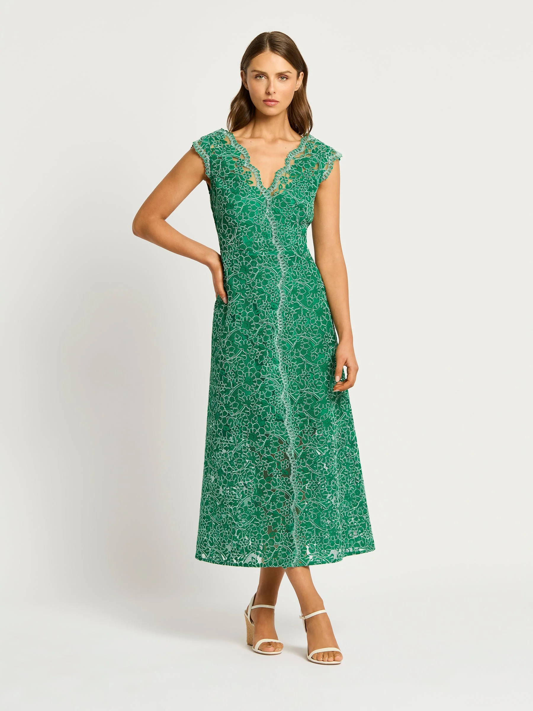 Moss & Spy Lily A Line Dress - Image 3