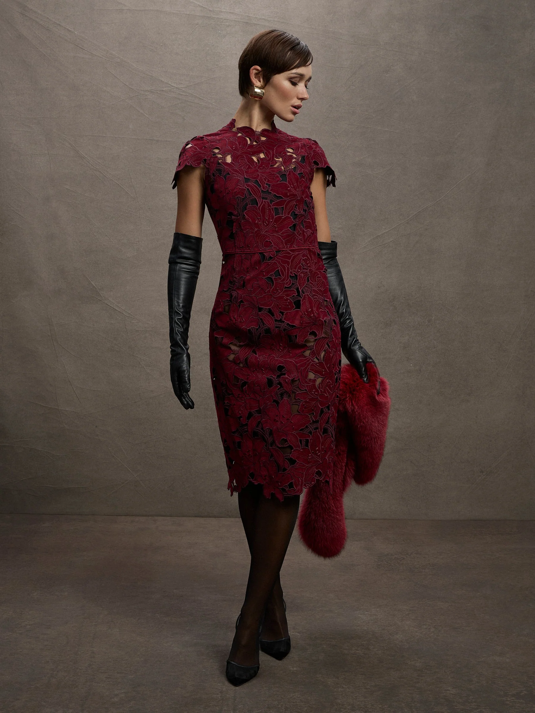 Moss & Spy Scarlett Cap Sleeve Dress