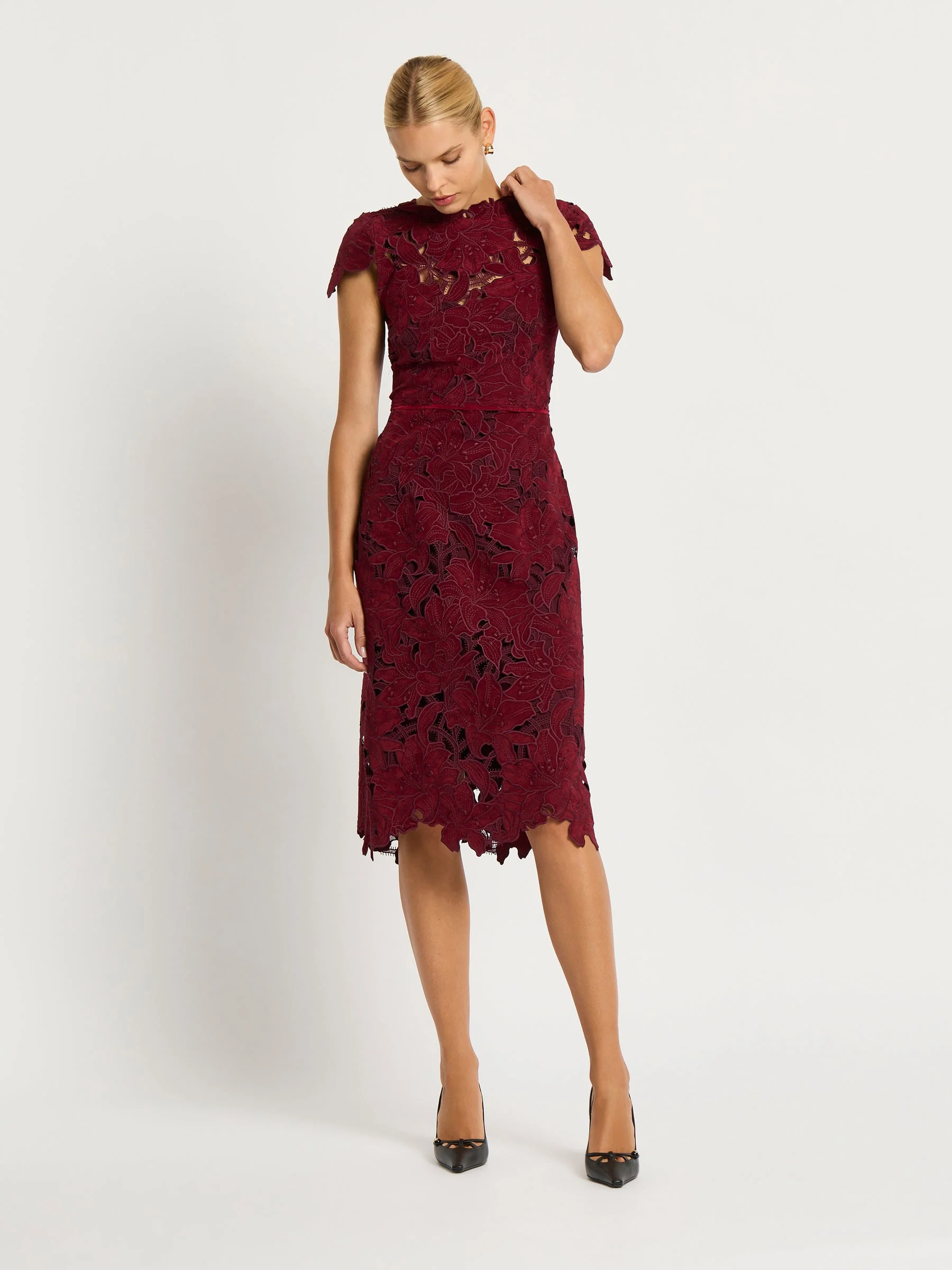 Moss & Spy Scarlett Cap Sleeve Dress - Image 3