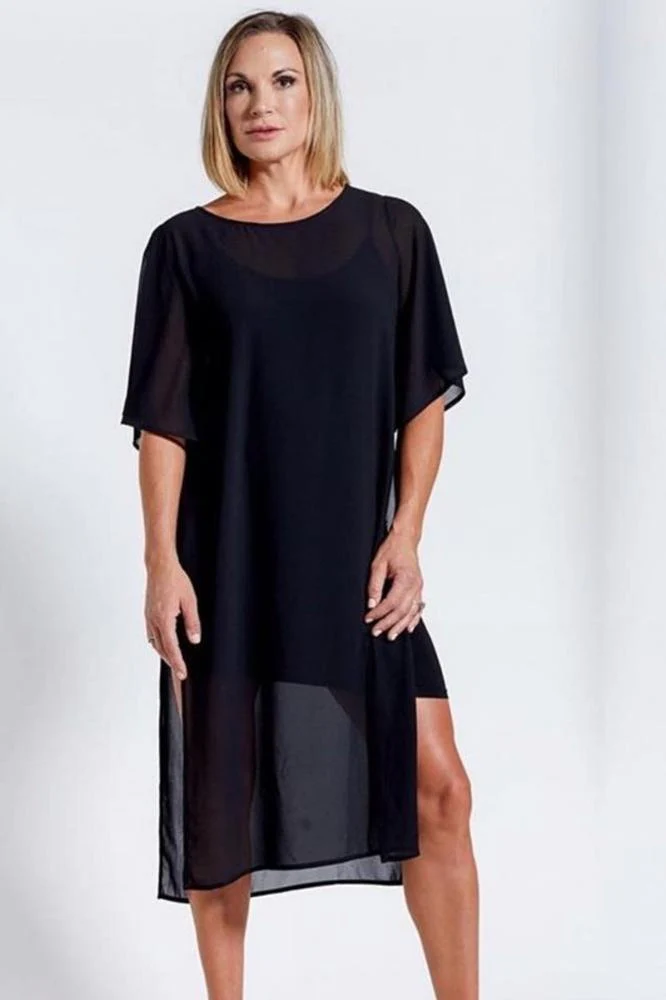 Moss Tallulah Tabard - Black - Image 4