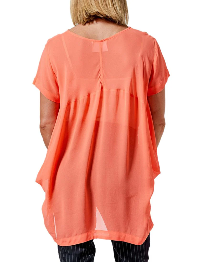 Moss Vespa Top - Coral - Image 2