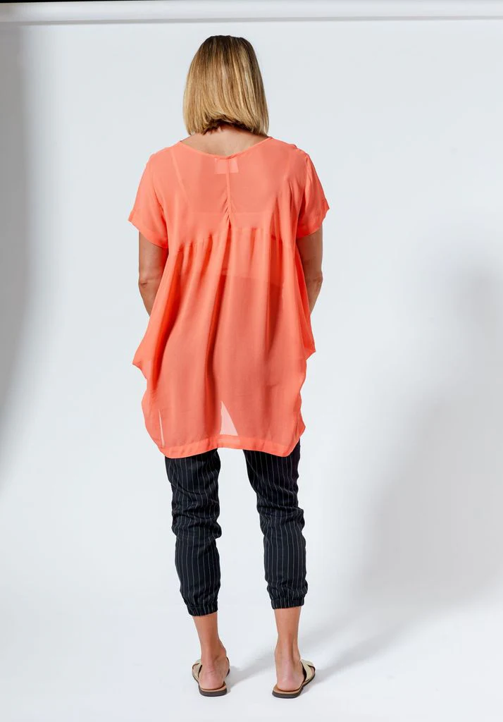 Moss Vespa Top - Coral - Image 4