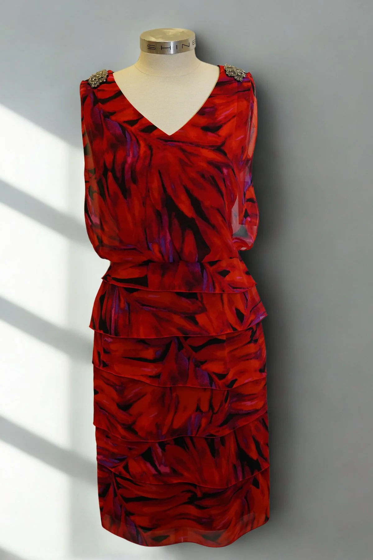 Mr K Beaded Midi Dress
