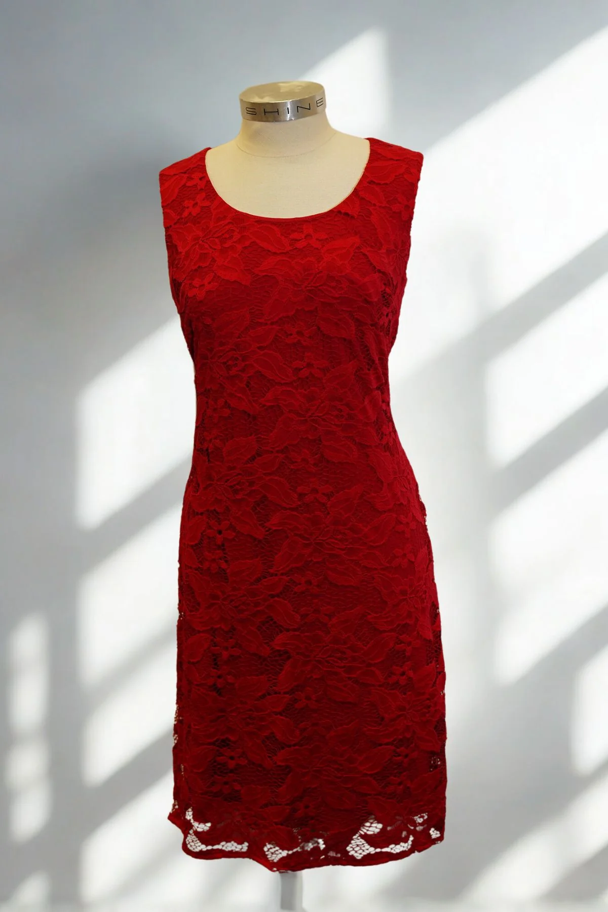Mr K Embroidered Cape Midi Dress
