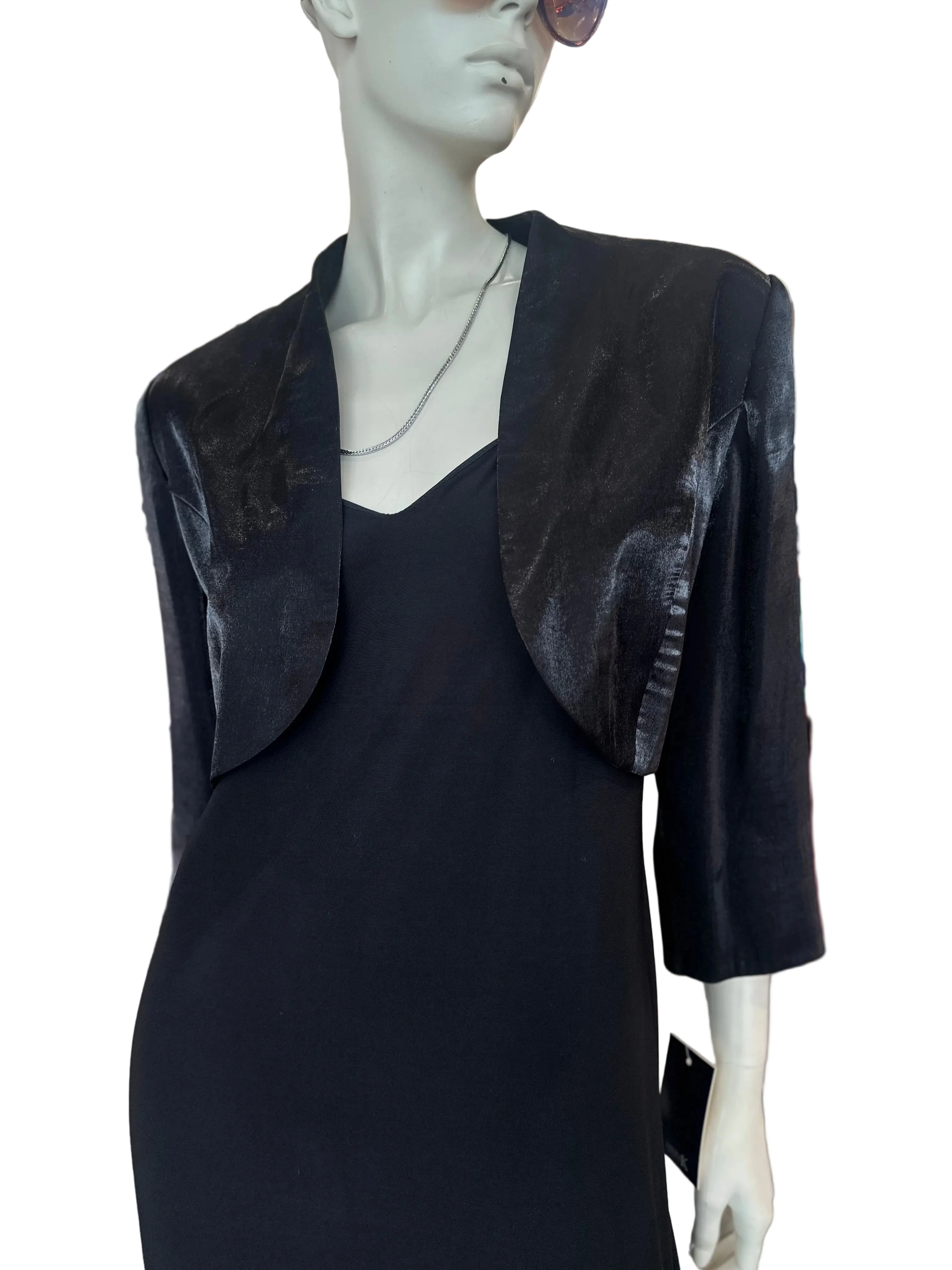 Mr K Iridescent Bolero - Black - Image 2