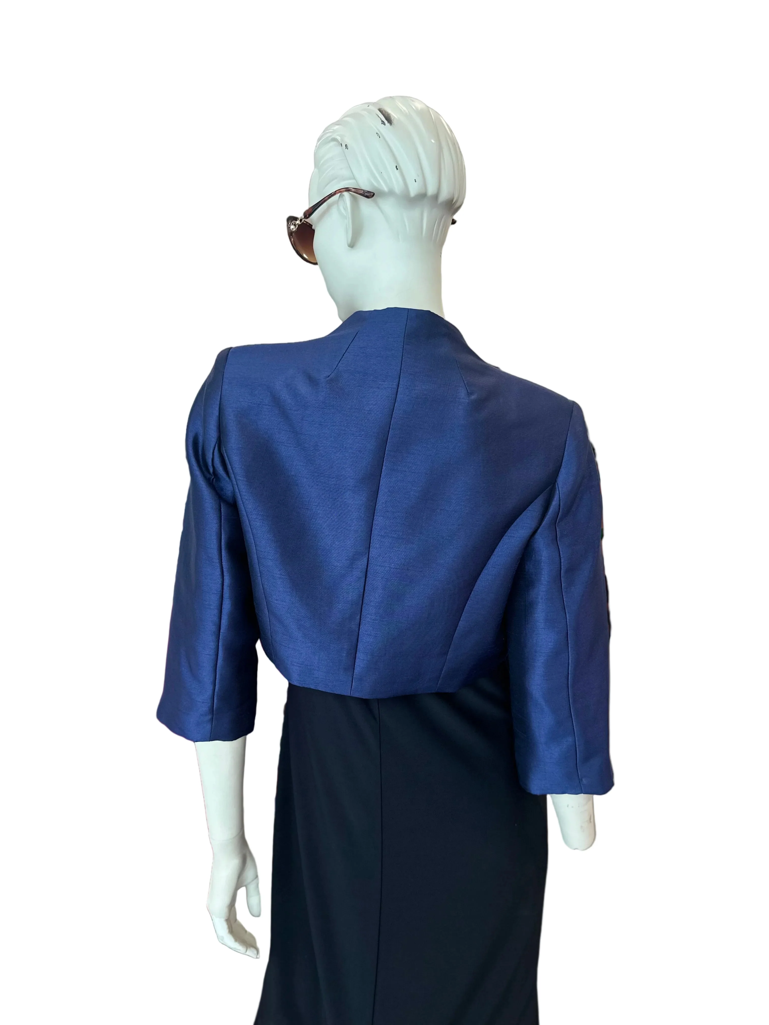 Studio S Iridescent Bolero - Navy - Image 3