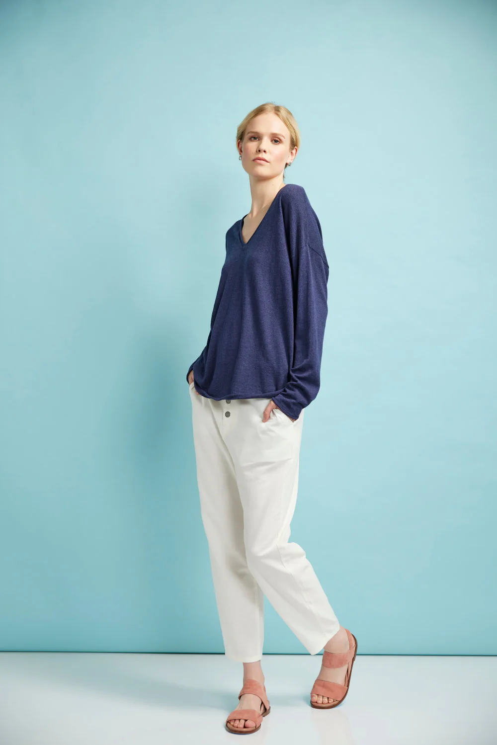 Nineteen/46 Sunrise Sweater - Blossom Pink - Image 5