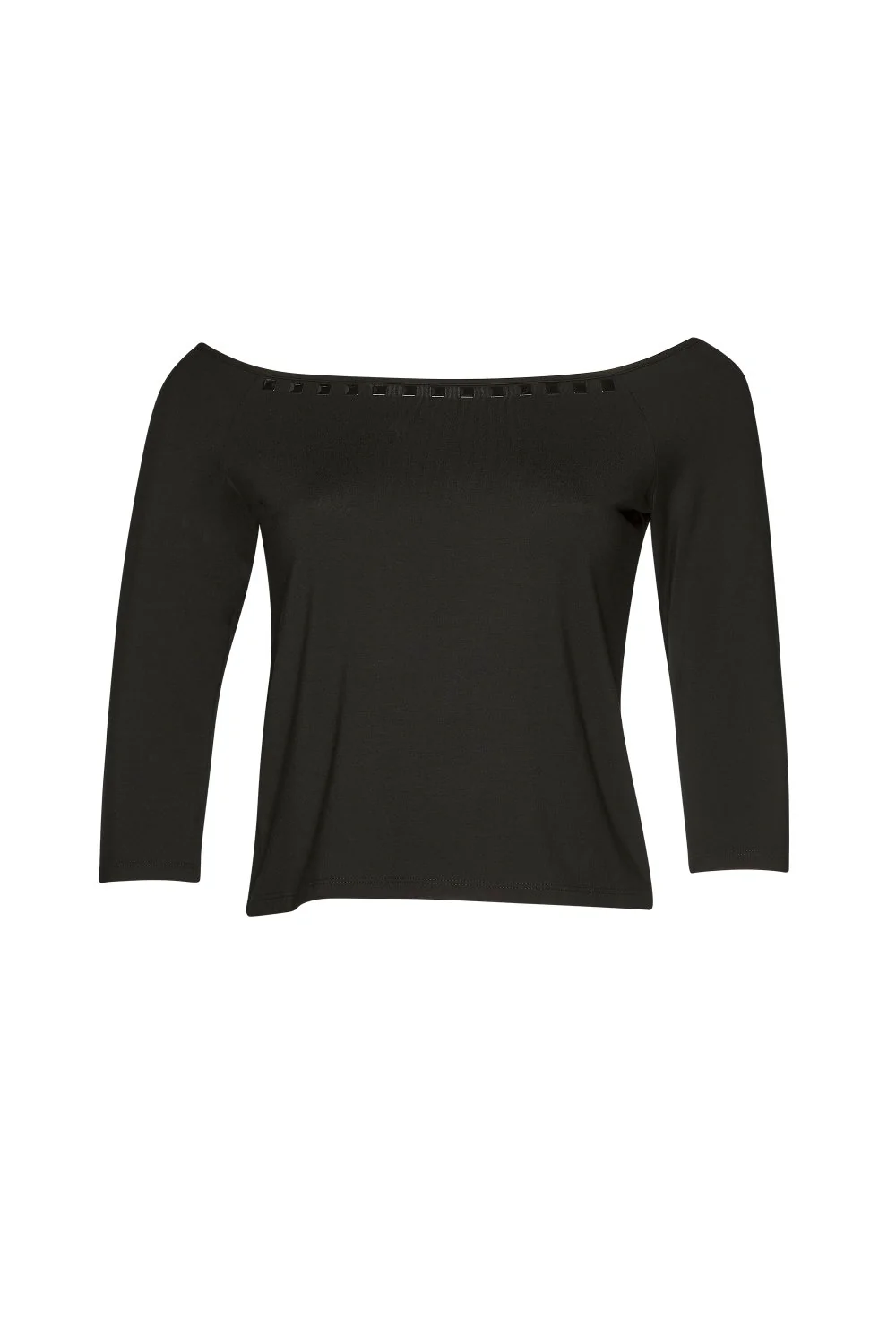 Paula Ryan Off Shoulder 3/4 Sleeve Top -Bitter Cho - Image 3
