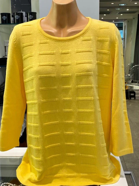 Optimum 3/4 Sleeve Top - Ribbon