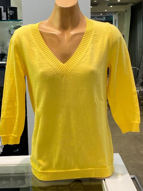Optimum 3/4 Sleeve Top - Sunray