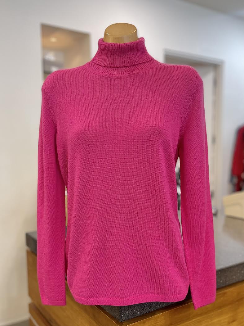Optimum Merino Classic Polo - Pink